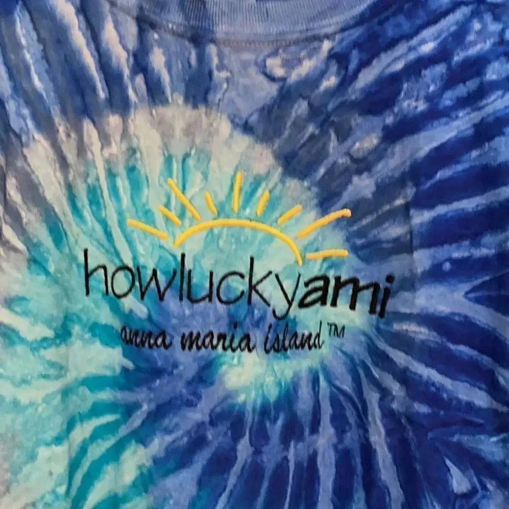 How lucky AMI kids tie dyed shirt M